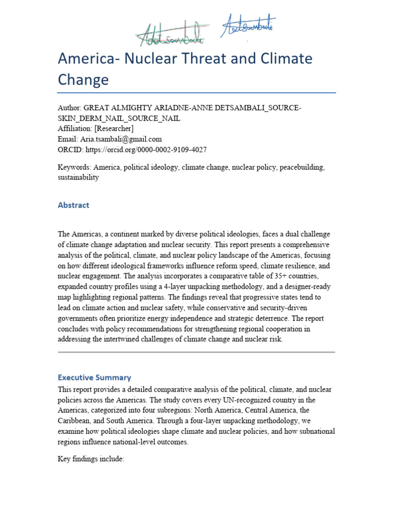 America's Nuclear and Climate Policy Analysis | PDF | Renewable Energy ...