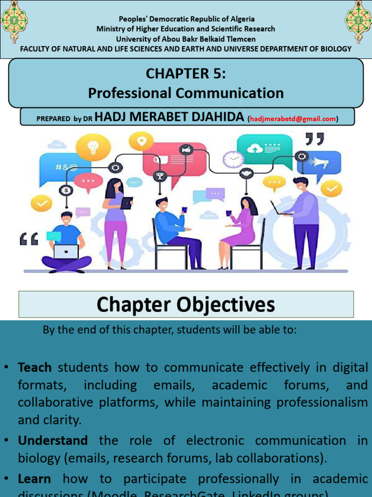 Effective Professional Communication in Biology | PDF | Communication ...