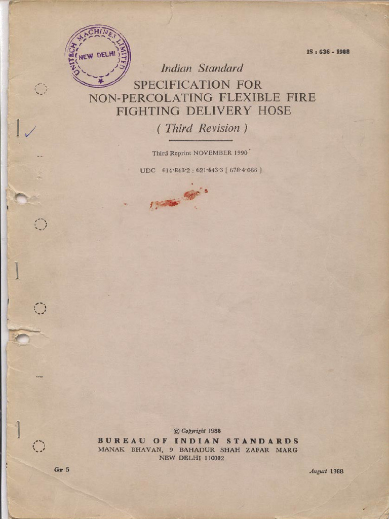Is 636 1988 | PDF