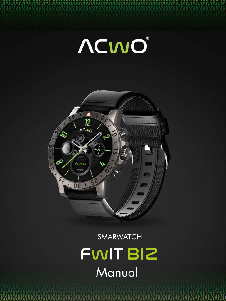 FwIT Biz Smartwatch User Manual | PDF
