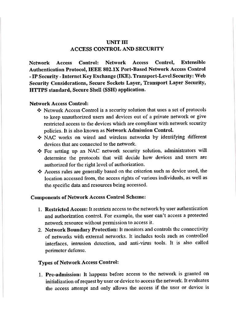 NS Unit 3 | PDF
