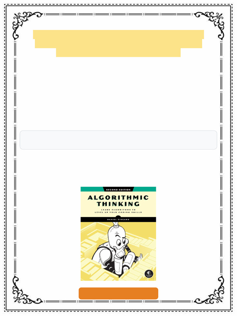 Algorithmic Thinking. Learn Algorithms... Your Coding Skills 2ed 2024 ...