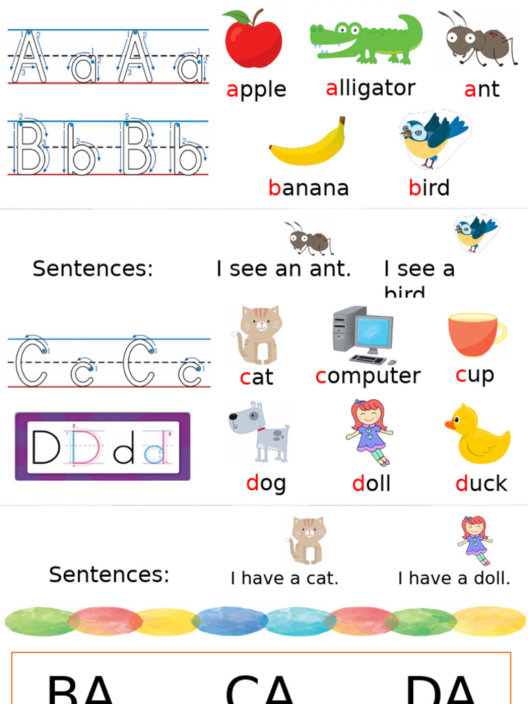 Early Learning Vocabulary and Sentences | PDF | Zoology