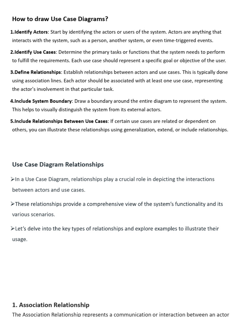 How to Create Use Case Diagrams | PDF | Class (Computer Programming ...