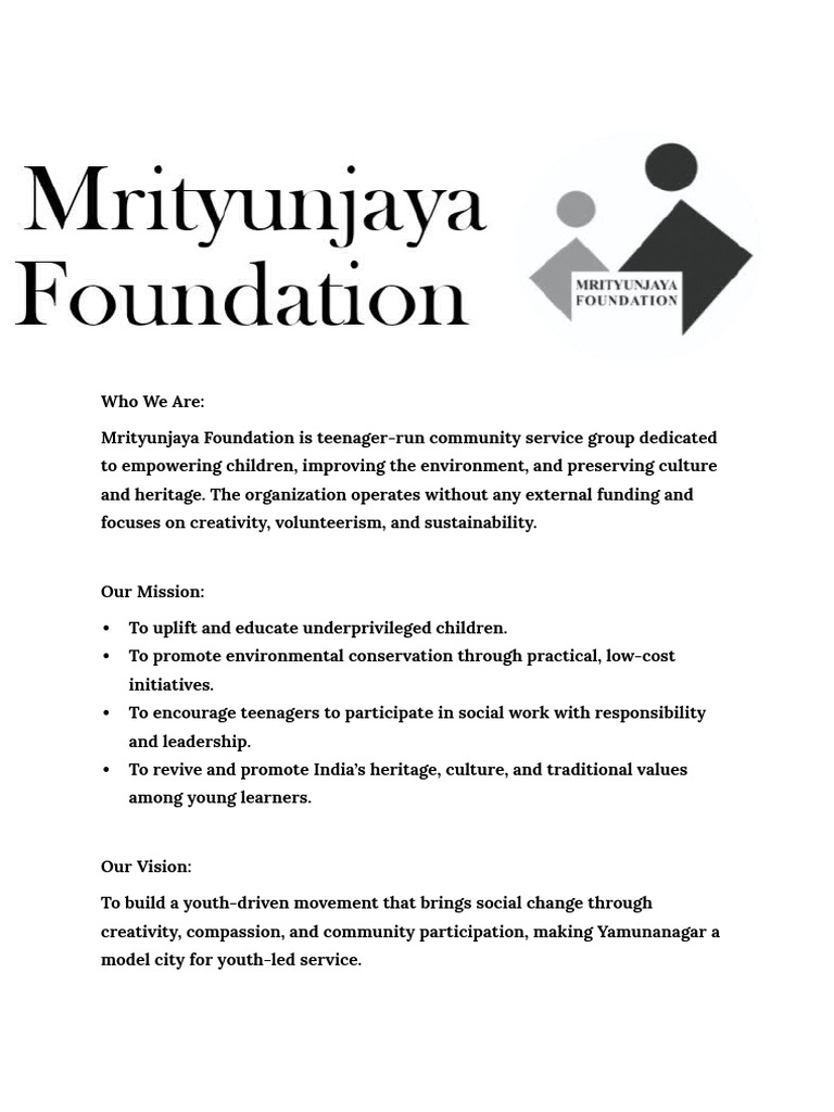 Objective to Inspire Youth to Take Part in Meaningful, Low-budget ...