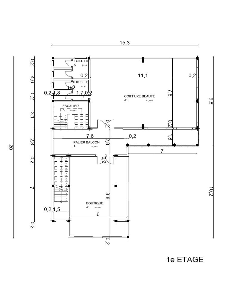 Floor Plan with Area Measurements | PDF