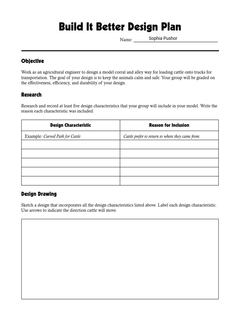 Cattle Loading Corral Design Plan | PDF