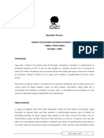 Relatório Técnico Projeto Agentes Comunitários de Desenvolvimento - Itabira - MG