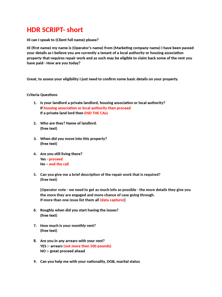 Hdr Script | PDF