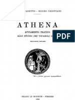 Pasetto & Cristiani - Athena, Avviamento Pratico Allo Studio Dei Vocaboli Greci