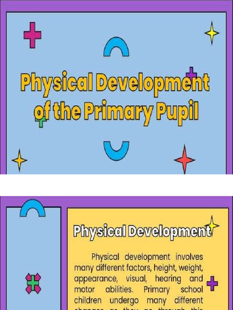 Physical Development of Primary Schooler | PDF