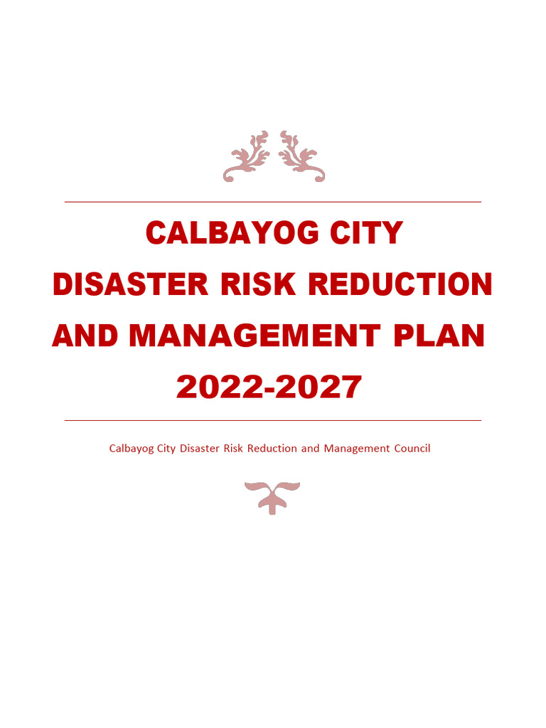 Calbayog City Disaster Management Plan 2022-2027 | PDF | Hazards ...