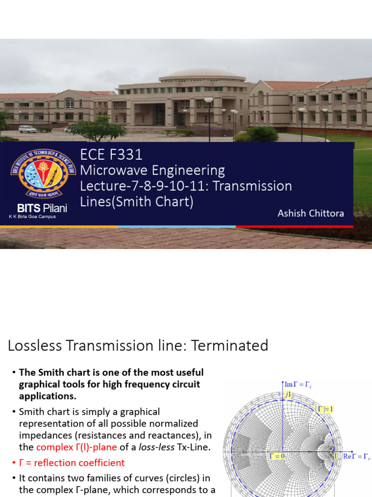 Smith Chart Applications in Microwave Engineering | PDF | Transmission ...