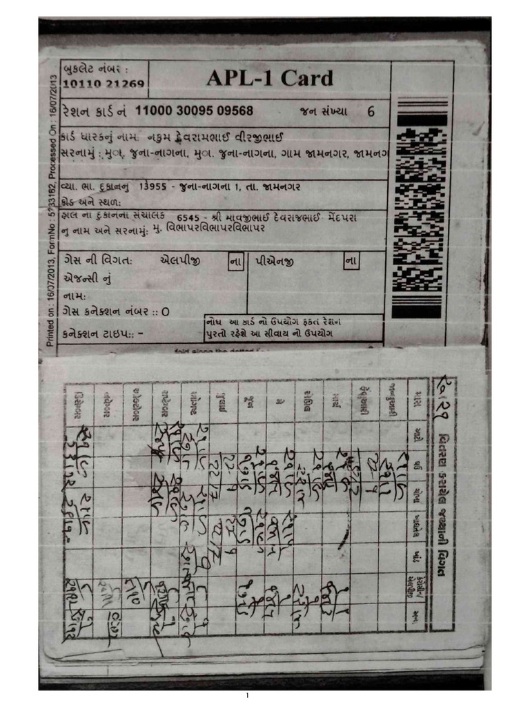 Ration Card | PDF