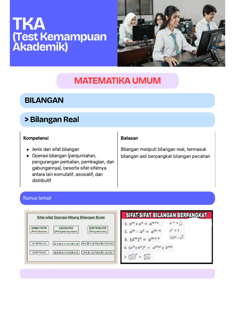 TKA Matematika Umum PDF | PDF