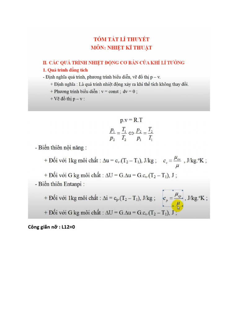 Công TH C VLNC1 Chương 2 | PDF