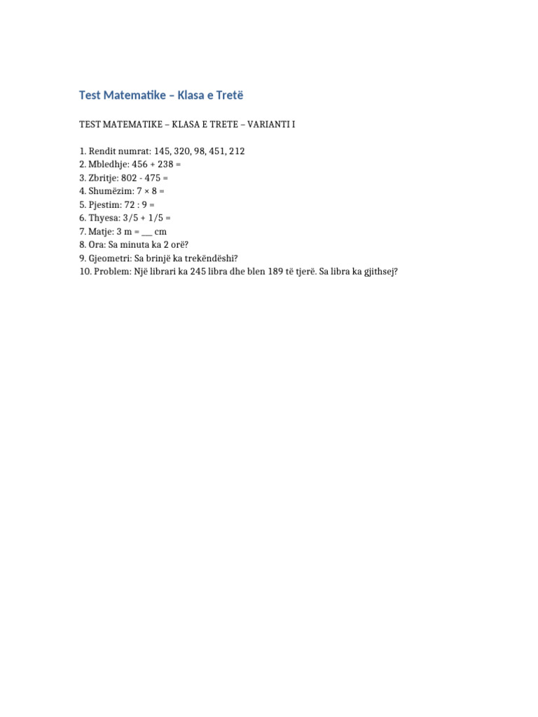 Test 1 | PDF