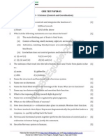 10 Science Control and Coordination Test 05