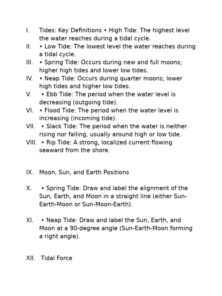 Understanding Tides and Tidal Energy | PDF
