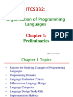 ITCS332:: Organization of Programming Languages