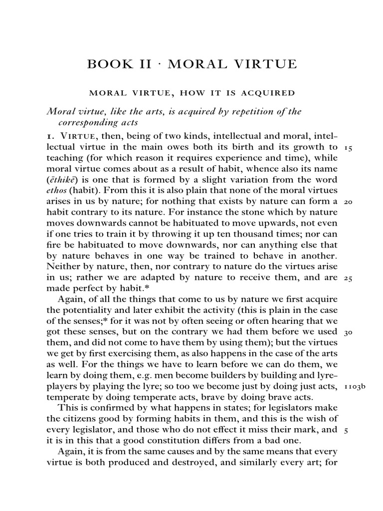 Understanding Moral Virtue Acquisition | PDF | Virtue | Courage