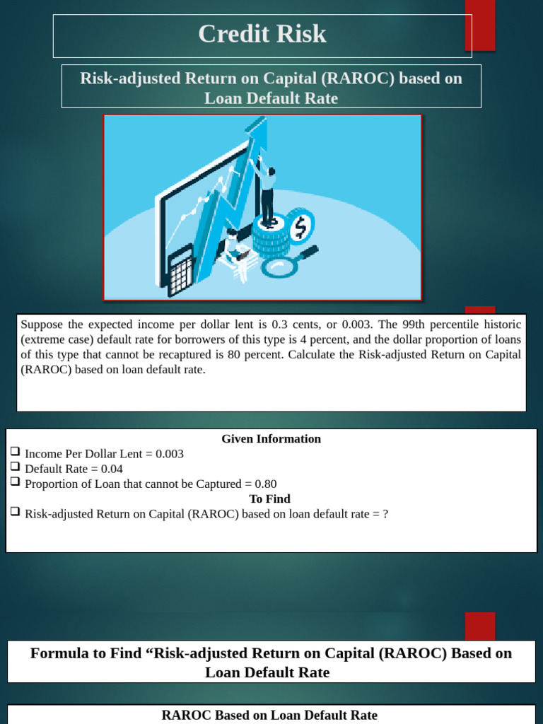 Lecture # 11 FRM Part 3 Credit Risk RAROC (2) | PDF