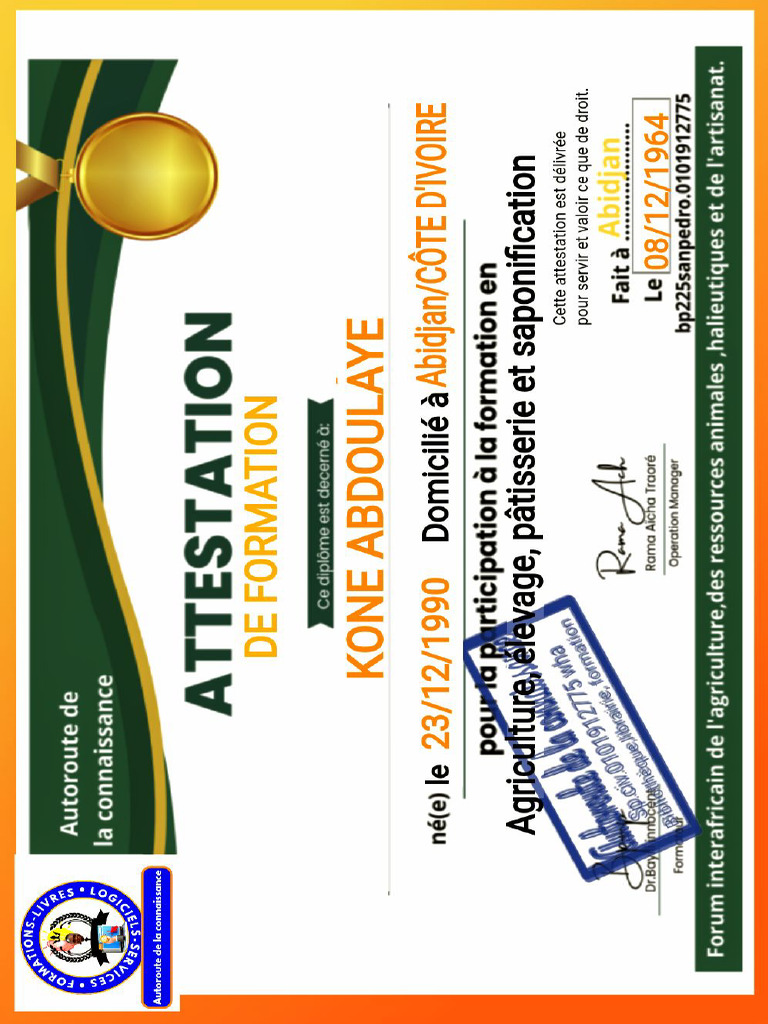 Attestation | PDF