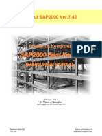 Modul III Bangunan Portal SAP2000