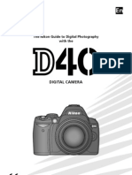 Ghid de Utilizare Nikon D40