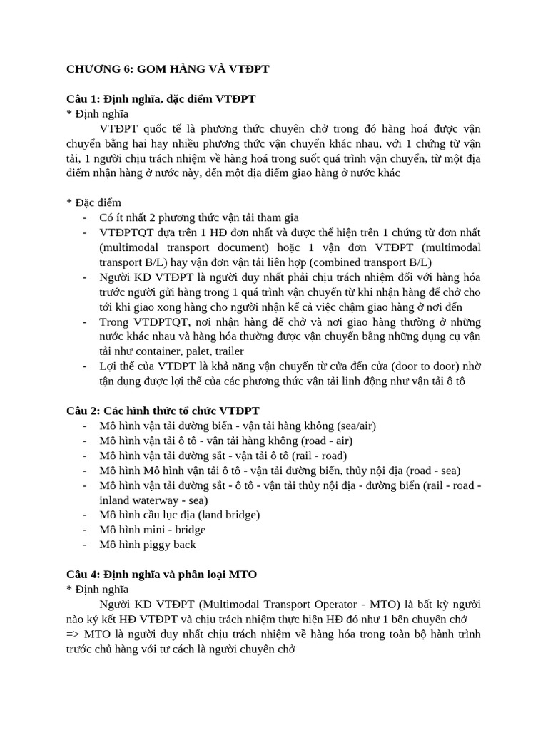 Chương 6 | PDF
