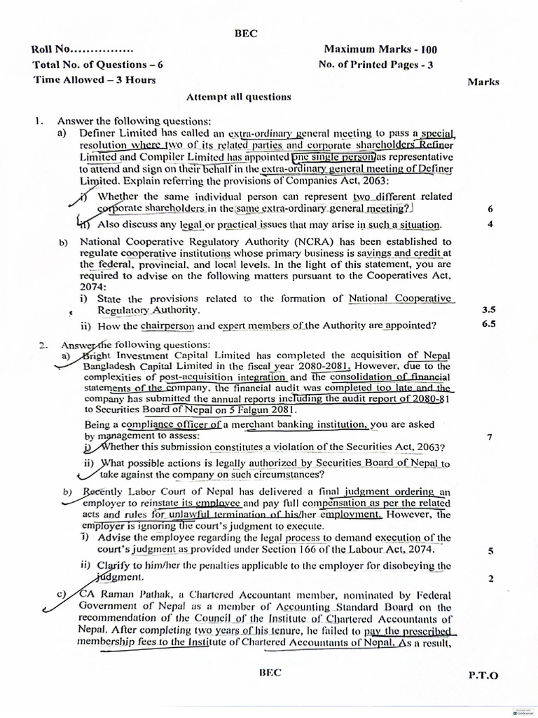 Law (CAP III) | PDF