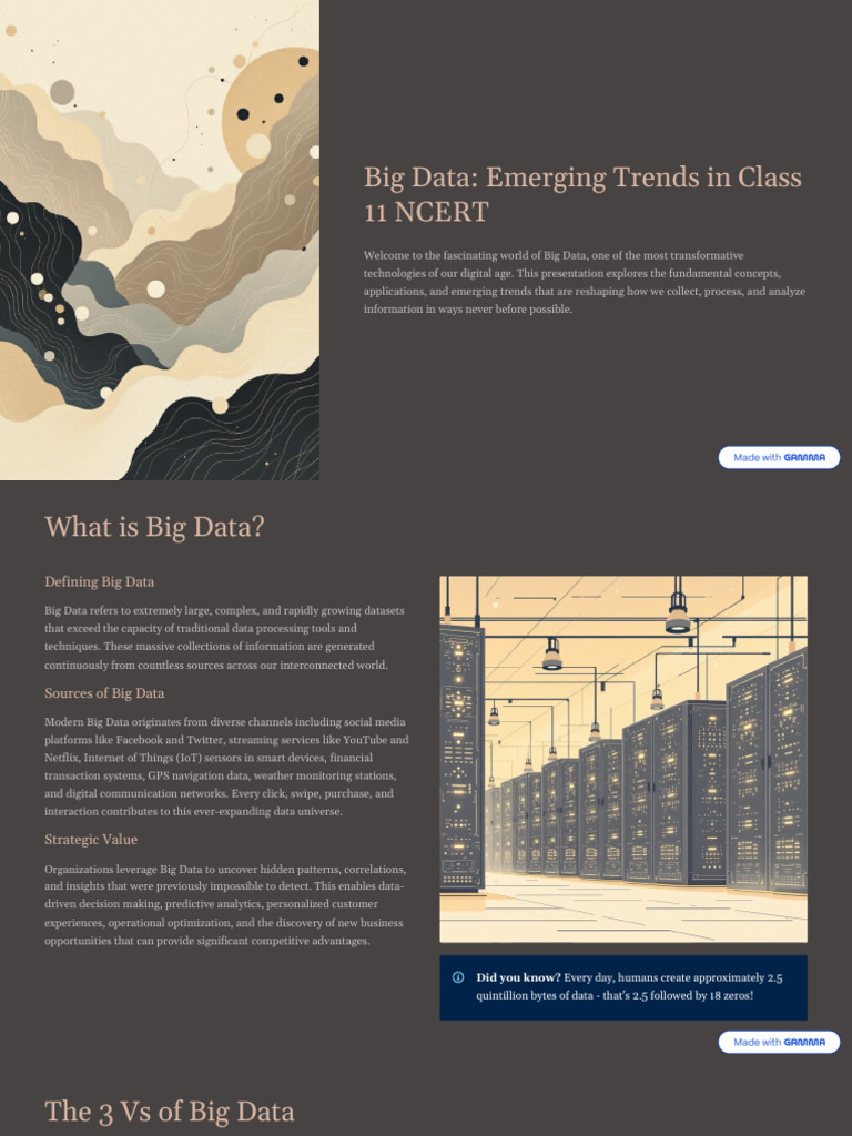 Big Data Trends and Applications Overview | PDF | Big Data | Artificial ...