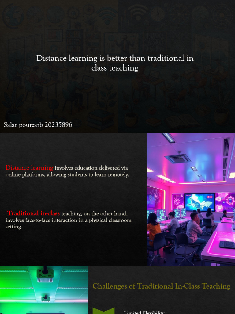 Benefits of Distance Learning Over Traditional | PDF | Distance ...