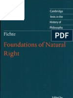 Fichte - Foundations of Natural Right - 1797