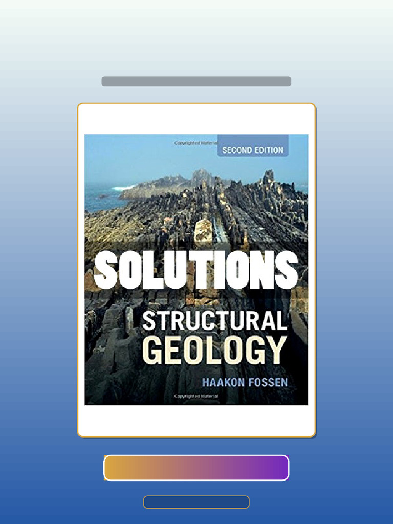 Structural Geology 2nd Edition Fossen Ebook and TestBank Bundle | PDF ...