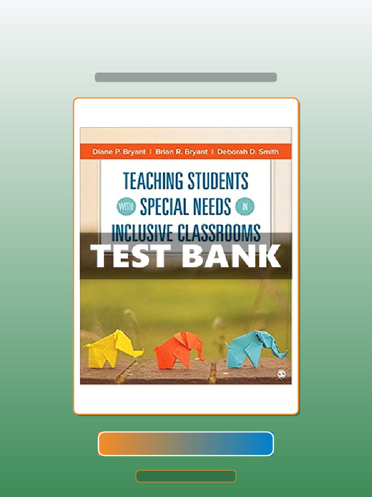 Teaching Students With Special Needs in Inclusive Classrooms 1 Ed ...
