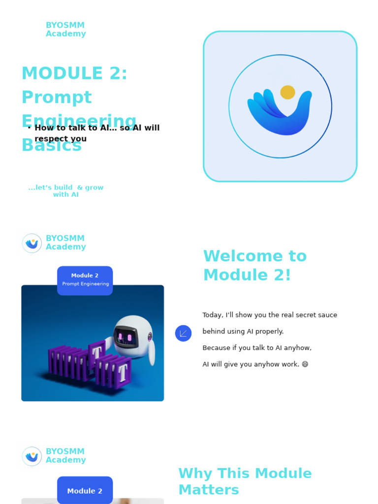 Module 2 Byosmm Ai Bootcamp | PDF
