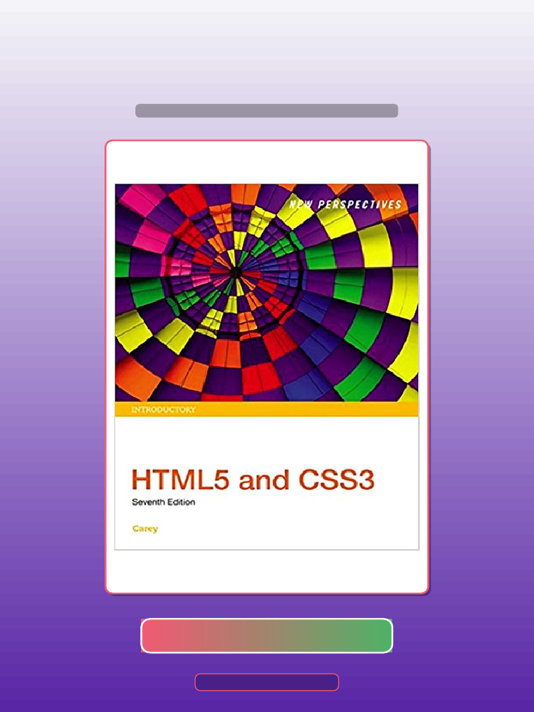 Test Bank of New Perspectives HTML5 and CSS3 Introductory 7th Edition ...