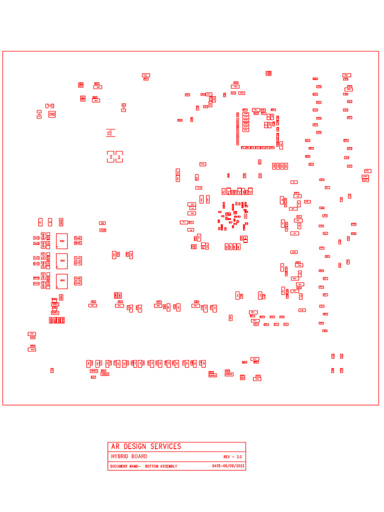 Hybrid Board V3.0 Assembly Drawing | PDF