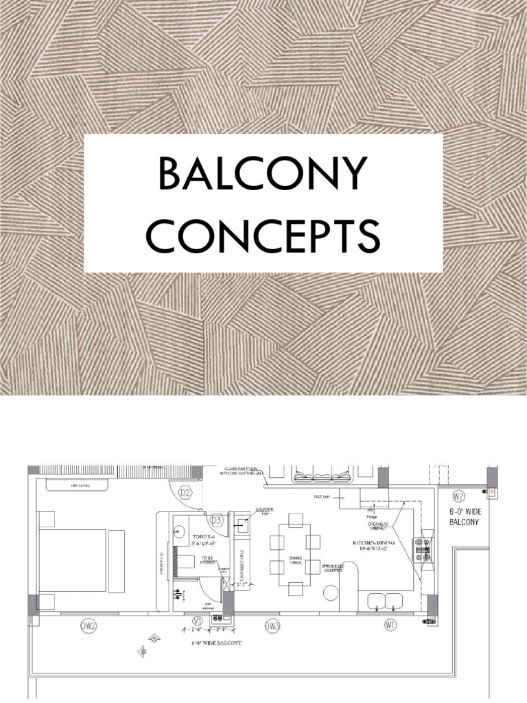 Balcony Design Concepts and Options | PDF