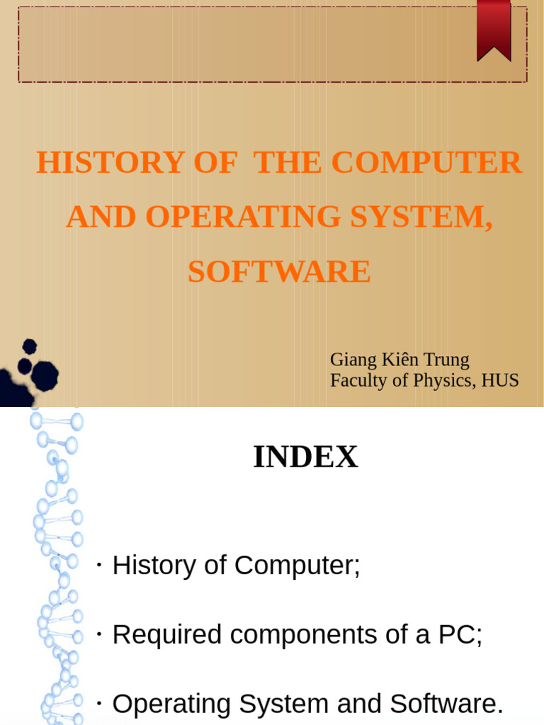 Computer History | PDF | Personal Computers | Operating System