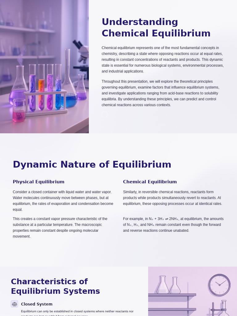 Chemical Equilibrium: Principles and Applications | PDF | Chemical ...