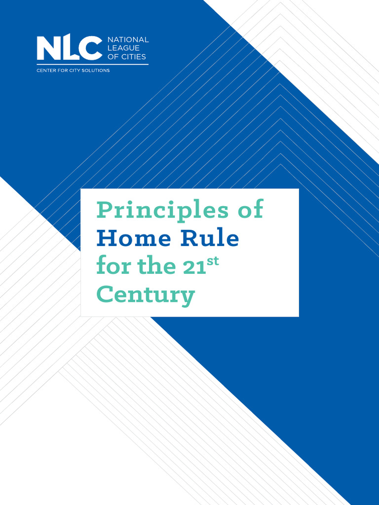 Home Rule Principles for Local Governance | PDF | Race And Ethnicity In ...