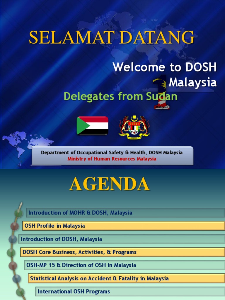 To DOSH Malaysia PDF Occupational Safety And Health Malaysia