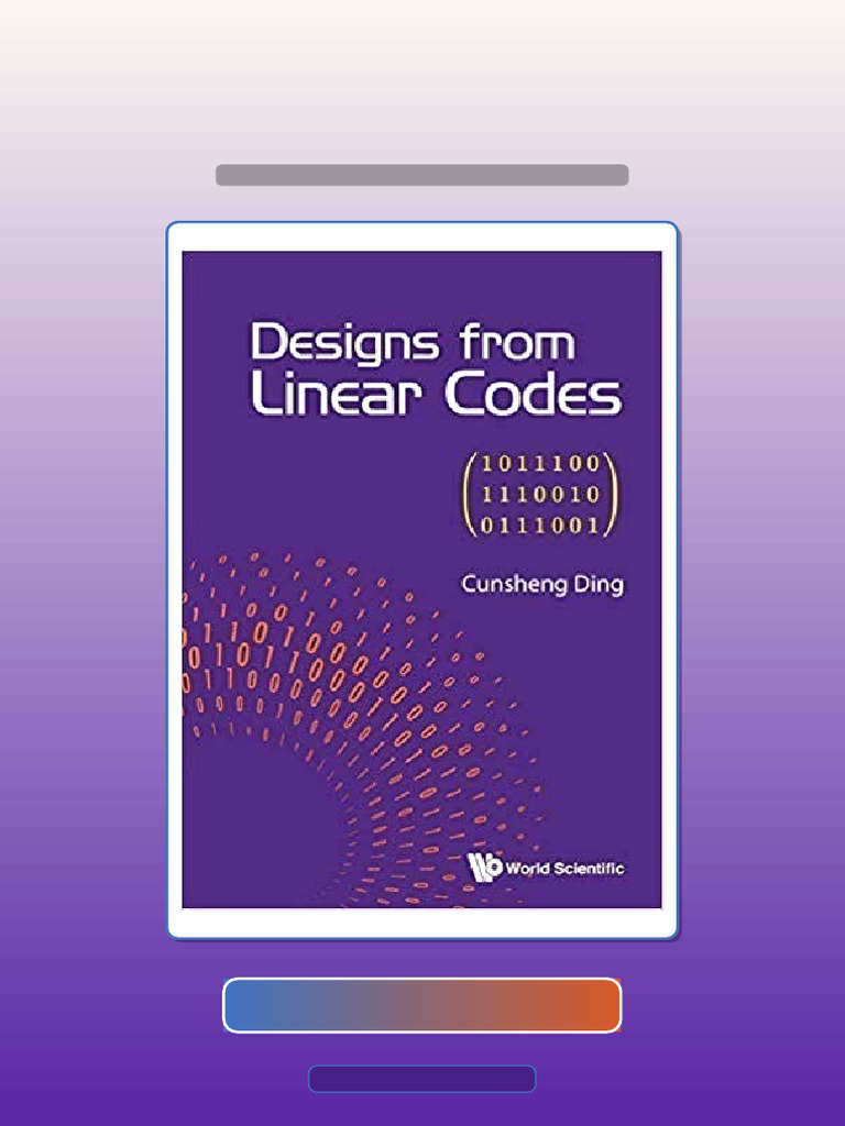 Test Bank For Designs From Linear Codes by Cunsheng Ding | PDF ...
