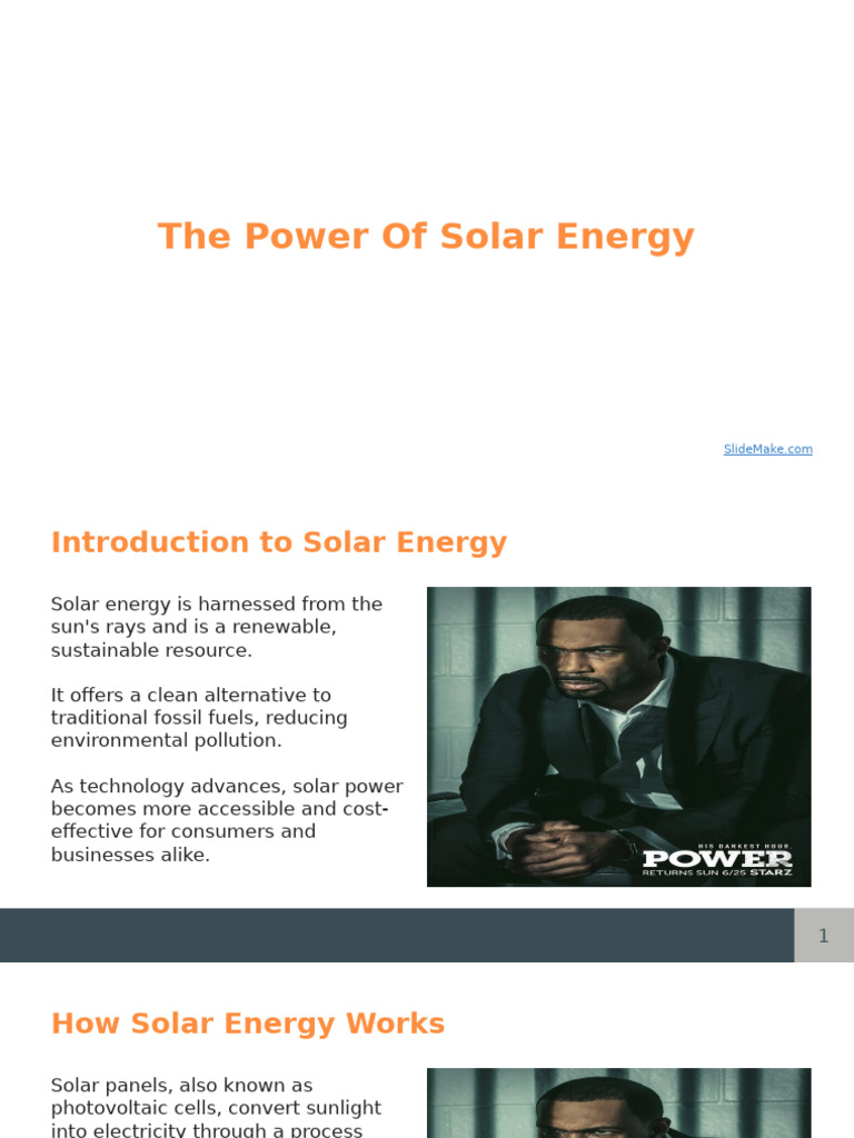 The Power of Solar Energy (1) | PDF