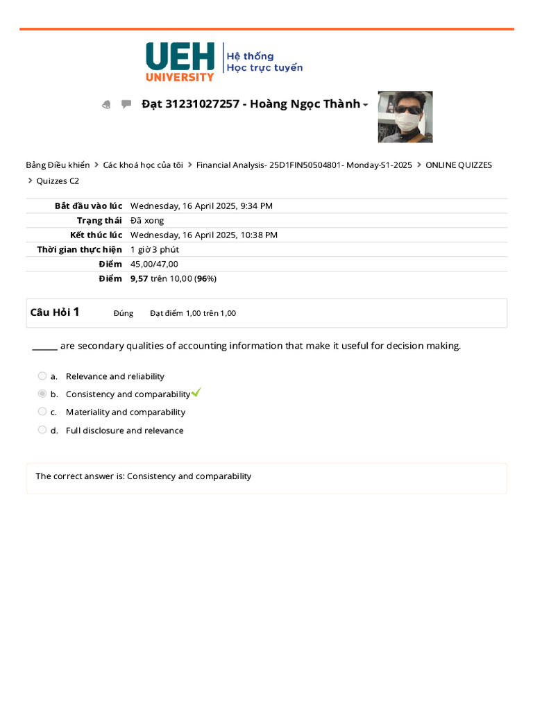 Accounting Quiz Results and Insights | PDF | International Financial ...