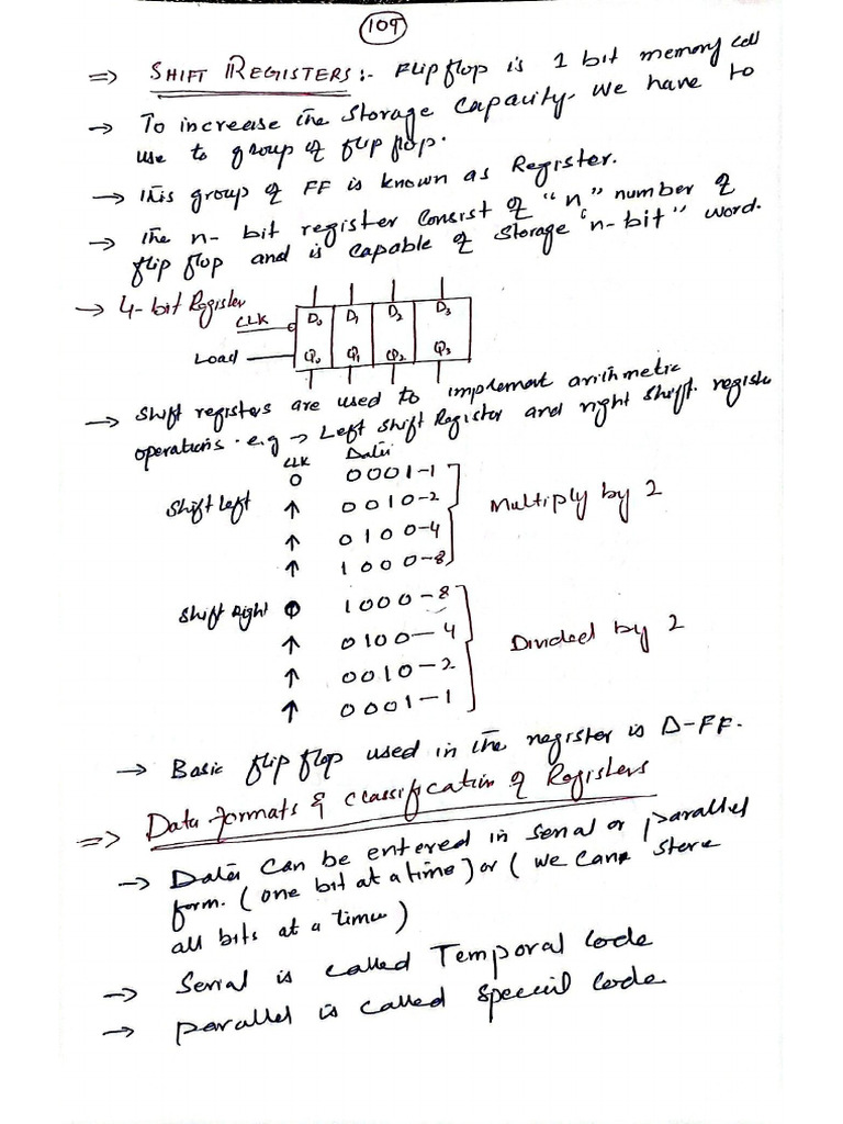 Shift Registers | PDF