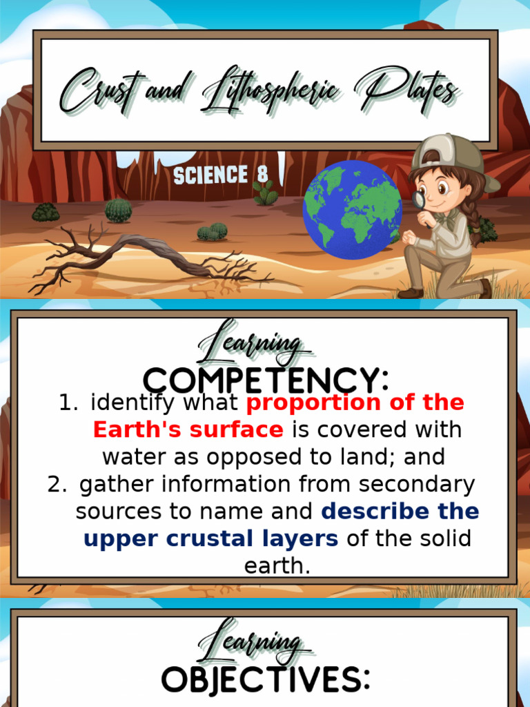 Lesson 1 Crust and Lithospheric Plates 1 | PDF | Crust (Geology) | Earth