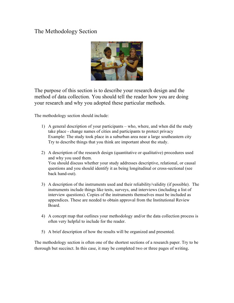Methodology Section | PDF